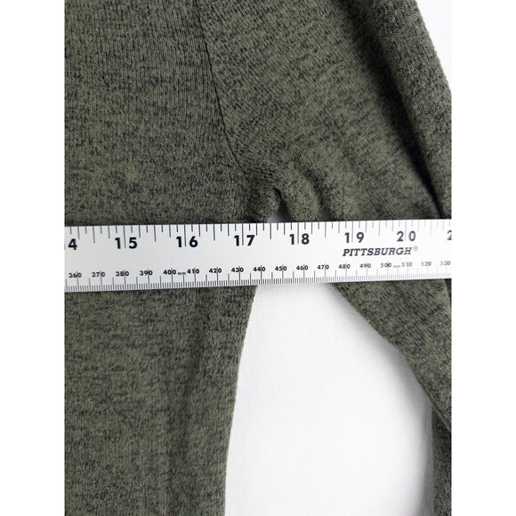 Saturday Sunday By Anthropologie Sweater Womens M Green Knit Button Up V Neck‎ - Picture 3 of 7
